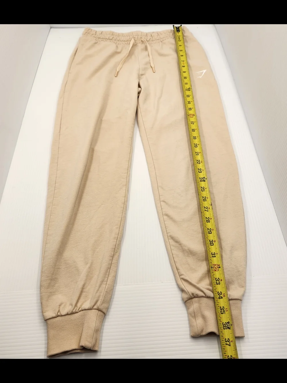 Gymshark Beige Drawstring Joggers - Picture 6 of 11